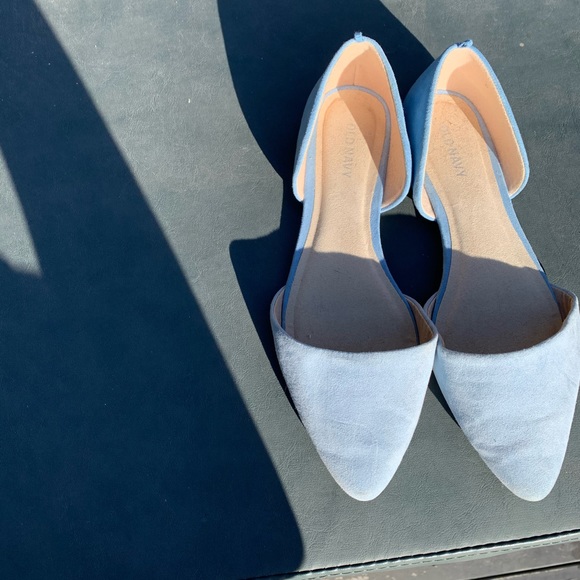 Baby blue ballet summer flats - Picture 3 of 3